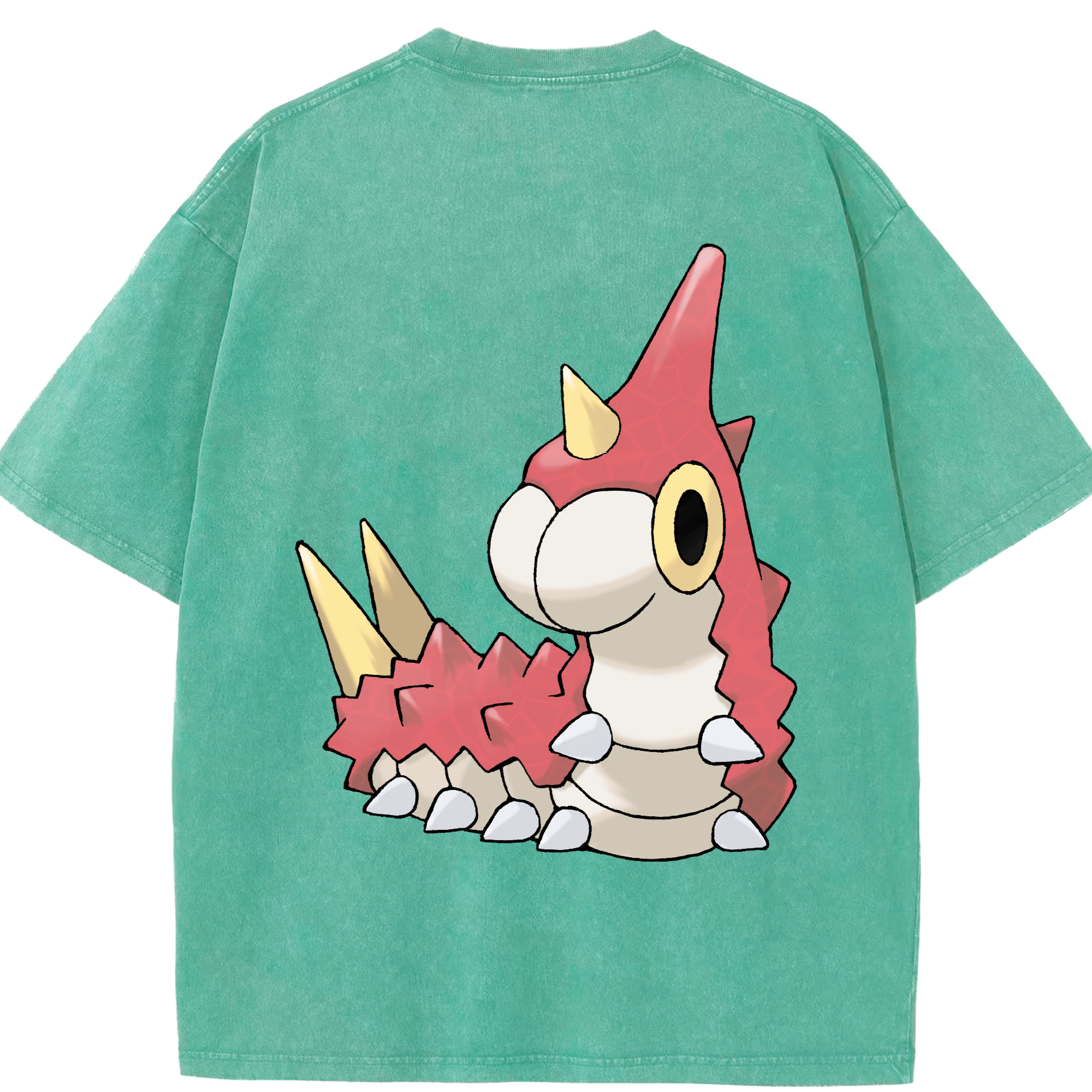 （画像用） ポケットモンスター Pokémon 綿100% ヴィンテージ風 半袖Tシャツ（背面プリント）